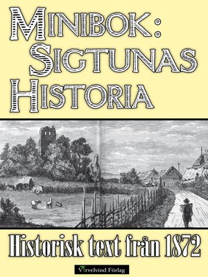 cover image of Minibok: Sigtunas tidiga historia